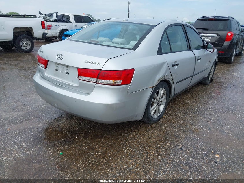 2008 Hyundai Sonata VIN 5NPET46C98H356340 IAAI salvage auction — LEFT & RIGHT, Original (Texas), sold $325 on 2026-07-15 (photo 4)