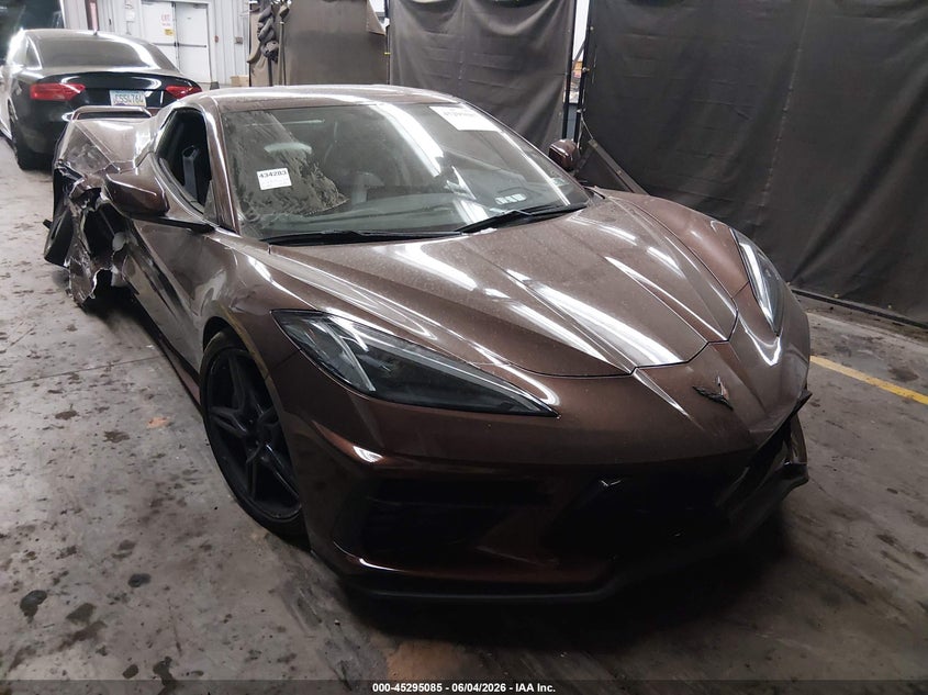 2023 Chevrolet Corvette VIN 1G1YB3D46P5108639 IAAI salvage auction — SIDE, Salvage Title, sold $31,500 on 2026-08-01 (photo 1)