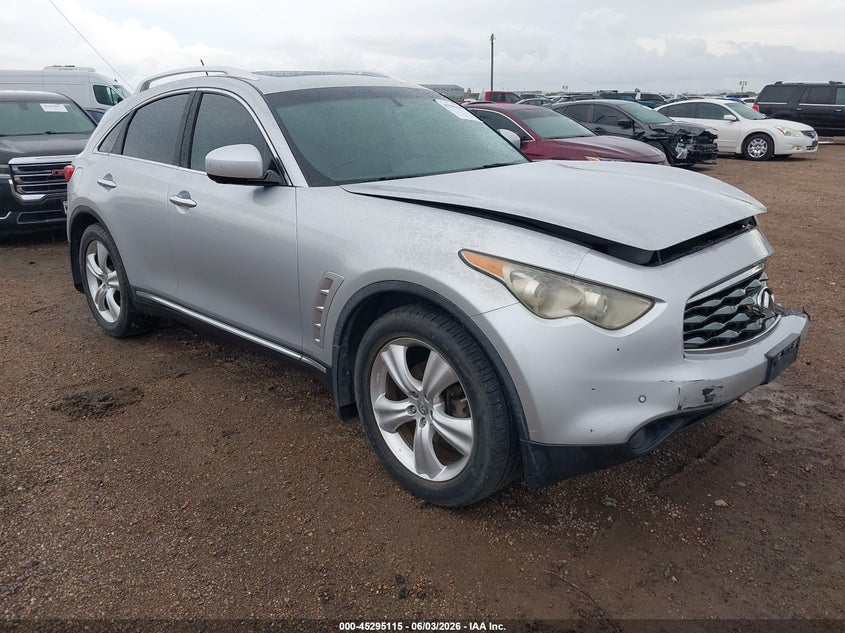 2010 Infiniti Fx35 VIN JN8AS1MU8AM802893 IAAI salvage auction — FRONT END, Salvage (Texas), sold $925 on 2026-07-15 (photo 1)