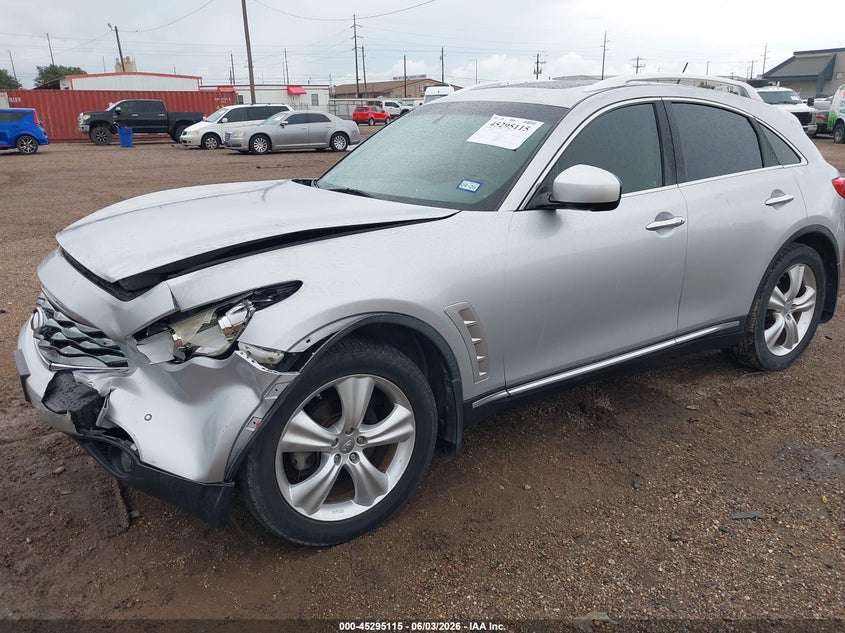 2010 Infiniti Fx35 VIN JN8AS1MU8AM802893 IAAI salvage auction — FRONT END, Salvage (Texas), sold $925 on 2026-07-15 (photo 2)
