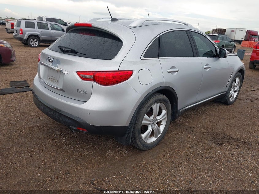 2010 Infiniti Fx35 VIN JN8AS1MU8AM802893 IAAI salvage auction — FRONT END, Salvage (Texas), sold $925 on 2026-07-15 (photo 4)
