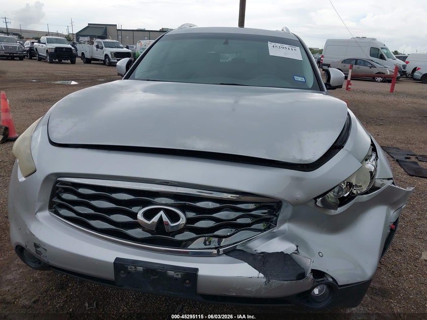 2010 Infiniti Fx35 VIN JN8AS1MU8AM802893 IAAI salvage auction — FRONT END, Salvage (Texas), sold $925 on 2026-07-15 (photo 6)