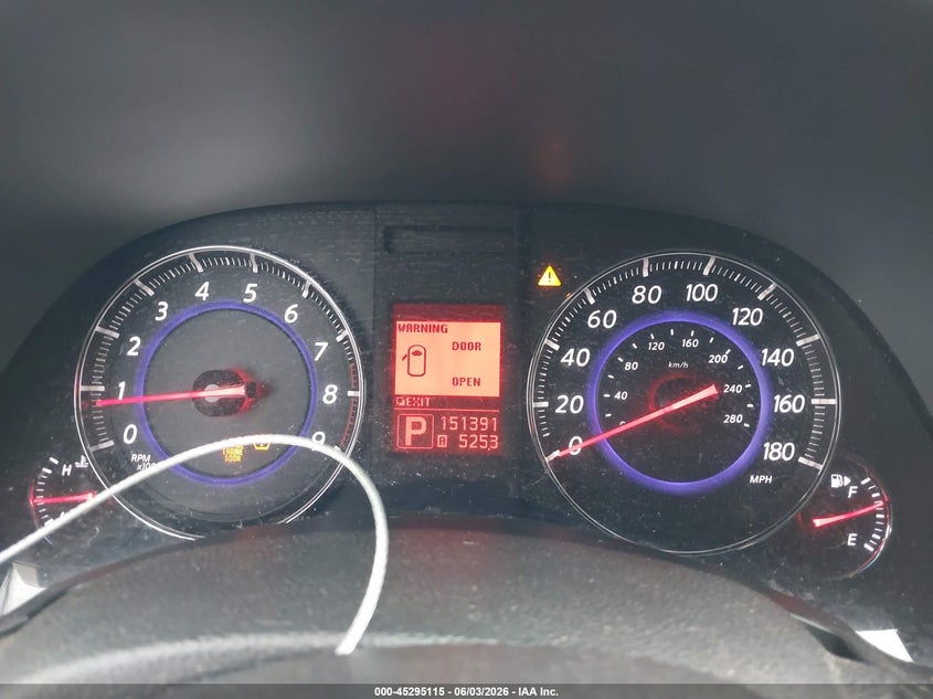 2010 Infiniti Fx35 VIN JN8AS1MU8AM802893 IAAI salvage auction — FRONT END, Salvage (Texas), sold $925 on 2026-07-15 (photo 7)