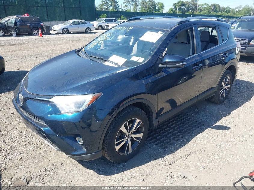 2017 Toyota Rav 4 VIN JTMRFREV8HD204984 IAAI salvage auction — FRONT & REAR, Salvage Title, sold $7,800 on 2026-07-07 (photo 2)