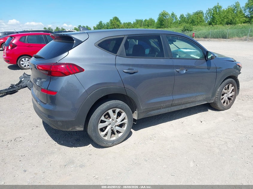 2021 Hyundai Tucson VIN KM8J23A48MU405003 IAAI salvage auction — FRONT END, Salvage Title, sold $2,500 on 2026-08-03 (photo 4)