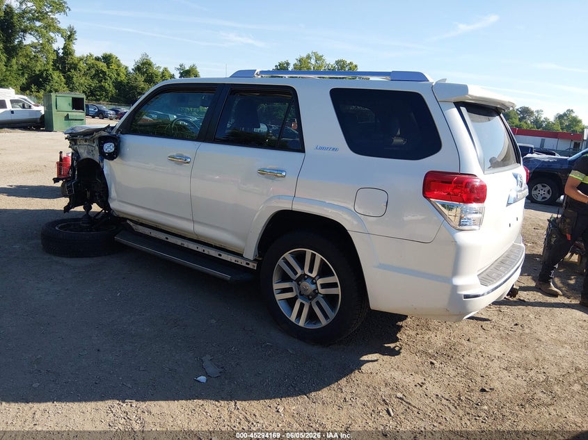 2011 Toyota 4runner VIN JTEBU5JR7B5044795 IAAI salvage auction — LEFT SIDE, Salvage - Greater Than 75% (Maryland), sold $10,900 on 2026-07-16 (photo 3)