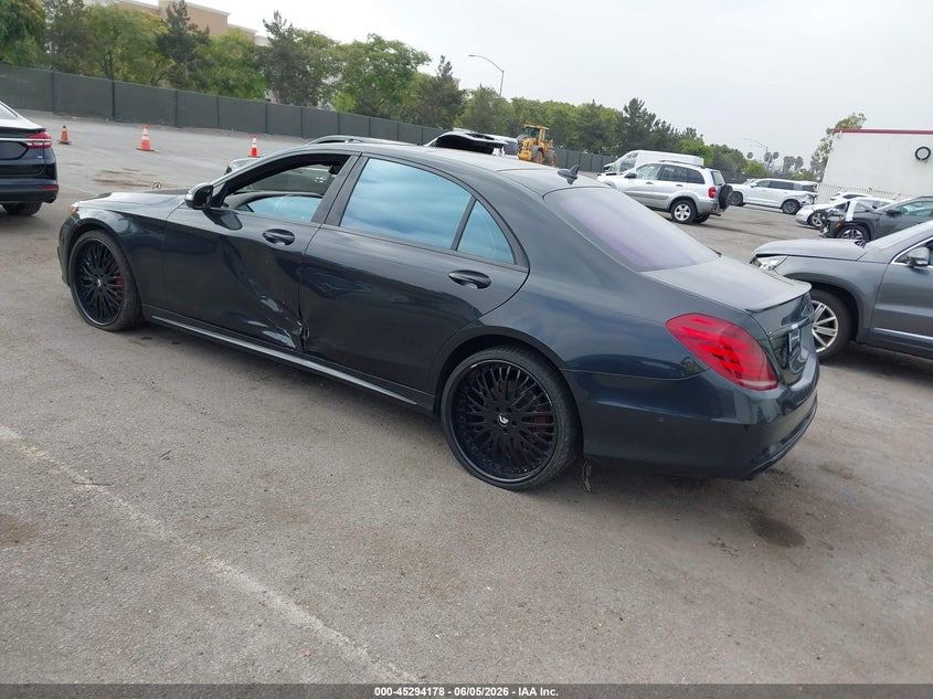 2015 Mercedes-benz S-klasse VIN WDDUG8CB5FA135234 IAAI salvage auction — LEFT SIDE, Salvage Title, sold $7,450 on 2026-07-06 (photo 3)