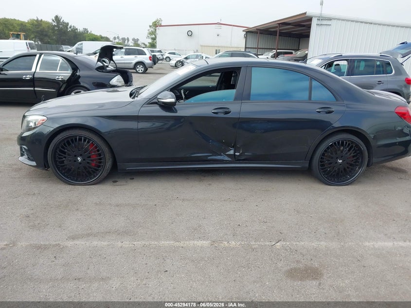 2015 Mercedes-benz S-klasse VIN WDDUG8CB5FA135234 IAAI salvage auction — LEFT SIDE, Salvage Title, sold $7,450 on 2026-07-06 (photo 6)