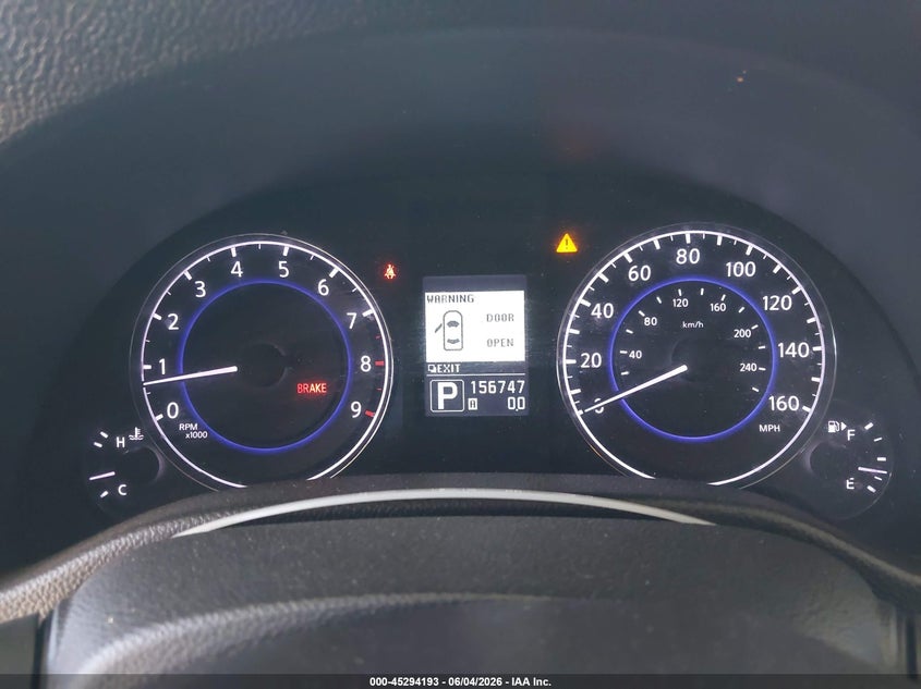 2012 Infiniti G VIN JN1CV6AR4CM973042 IAAI salvage auction — LEFT FRONT, Salvage Title, sold $650 on 2026-07-09 (photo 7)