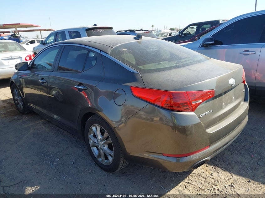 2013 Kia Optima VIN 5XXGM4A77DG226918 IAAI salvage auction — NORMAL WEAR, Clear-Dealer Only (Arizona), sold $775 on 2026-07-28 (photo 3)