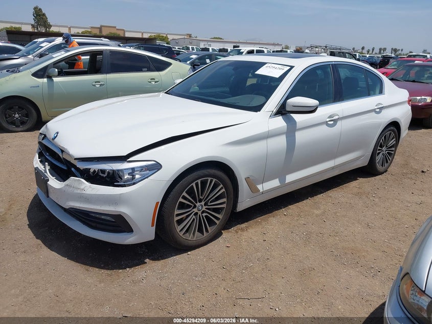2018 BMW 5er VIN WBAJA5C50JG899390 IAAI salvage auction — FRONT END, Salvage Title, sold $8,675 on 2026-07-06 (photo 2)