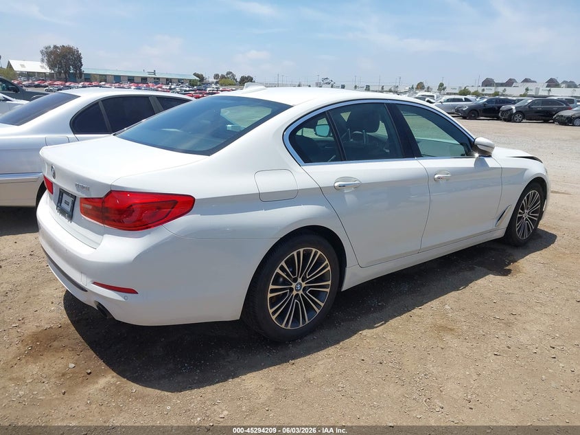2018 BMW 5er VIN WBAJA5C50JG899390 IAAI salvage auction — FRONT END, Salvage Title, sold $8,675 on 2026-07-06 (photo 4)