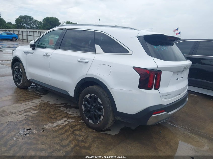 2024 Kia Sorento VIN 5XYRL4JC8RG275508 IAAI salvage auction — REAR END, Salvage Title, sold $10,400 on 2026-07-10 (photo 3)