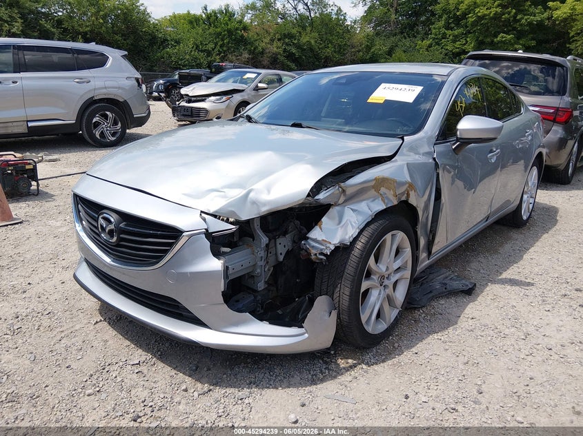 2017 Mazda 6 VIN JM1GL1V57H1116107 IAAI salvage auction — FRONT END, Salvage Title, sold $1,750 on 2026-07-28 (photo 2)
