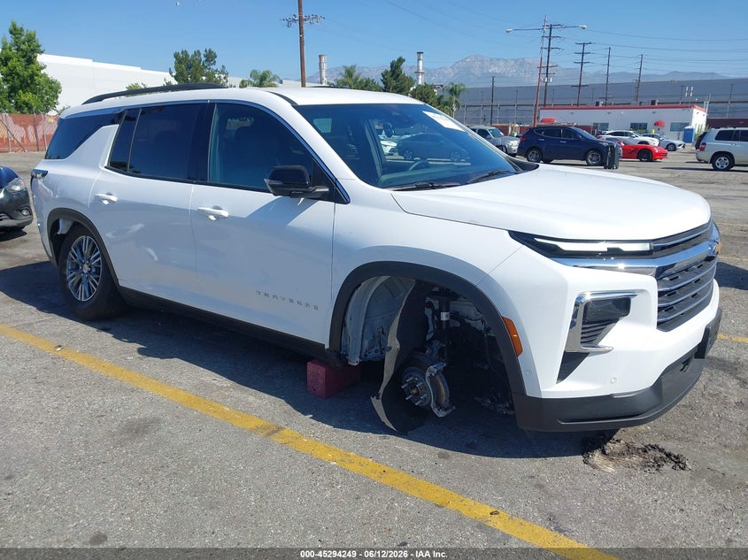 2026 Chevrolet Traverse VIN 1GNERGKS9TJ100669 IAAI salvage auction — SIDE, Salvage (California), sold $16,975 on 2026-07-28 (photo 1)