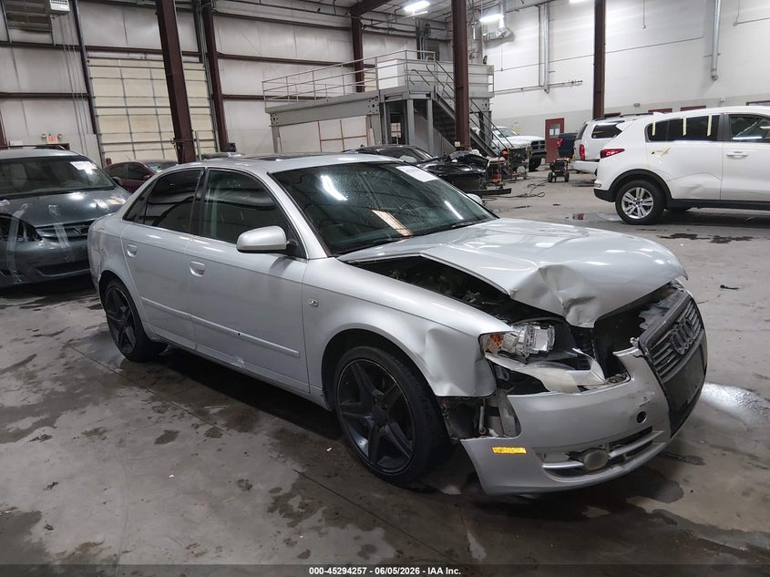 2006 Audi A4 VIN WAUDF78E36A105382 IAAI salvage auction — FRONT END, Salvage (Idaho), sold $75 on 2026-07-10 (photo 1)