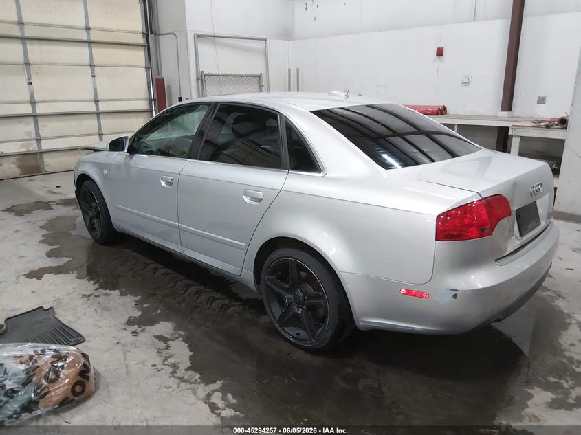2006 Audi A4 VIN WAUDF78E36A105382 IAAI salvage auction — FRONT END, Salvage (Idaho), sold $75 on 2026-07-10 (photo 3)