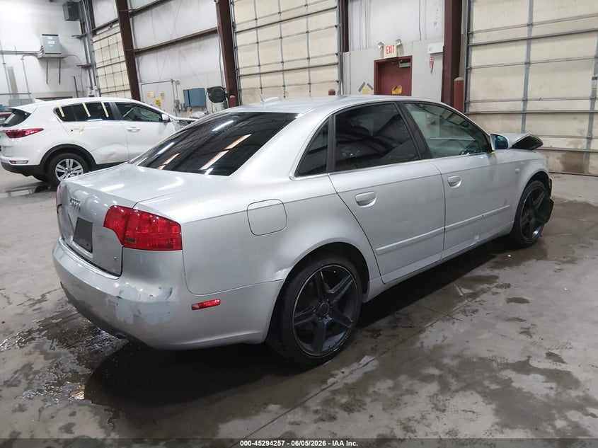2006 Audi A4 VIN WAUDF78E36A105382 IAAI salvage auction — FRONT END, Salvage (Idaho), sold $75 on 2026-07-10 (photo 4)