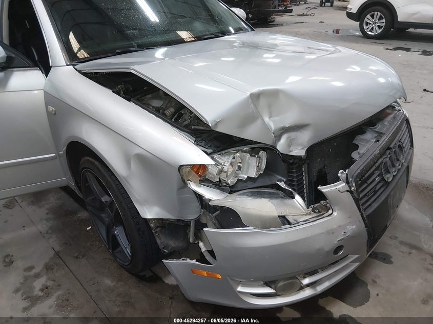 2006 Audi A4 VIN WAUDF78E36A105382 IAAI salvage auction — FRONT END, Salvage (Idaho), sold $75 on 2026-07-10 (photo 6)