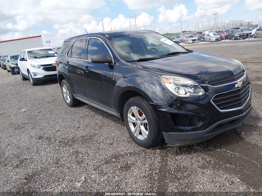 2016 Chevrolet Equinox VIN 2GNALBEK1G1122678 IAAI salvage auction — NORMAL WEAR, Clear (Louisiana), sold $925 on 2026-07-18 (photo 1)