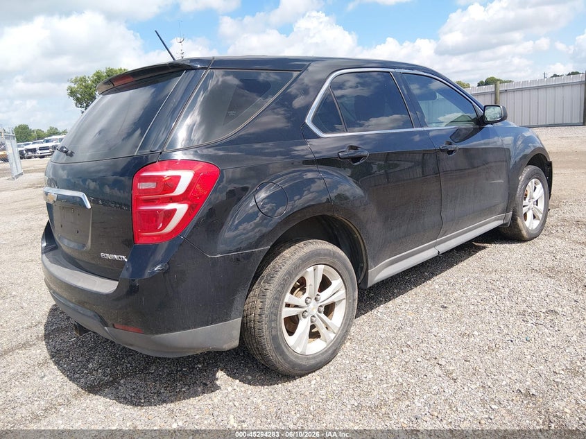 2016 Chevrolet Equinox VIN 2GNALBEK1G1122678 IAAI salvage auction — NORMAL WEAR, Clear (Louisiana), sold $925 on 2026-07-18 (photo 4)