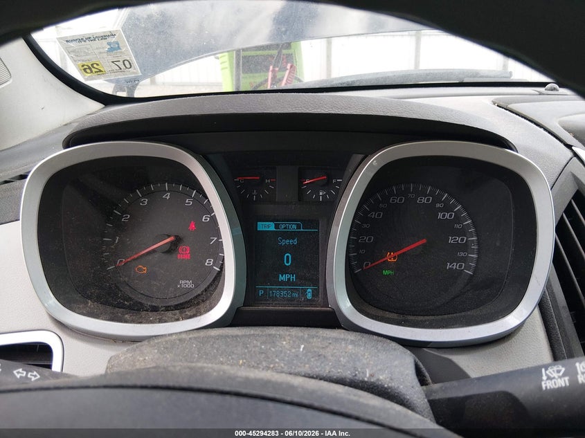 2016 Chevrolet Equinox VIN 2GNALBEK1G1122678 IAAI salvage auction — NORMAL WEAR, Clear (Louisiana), sold $925 on 2026-07-18 (photo 7)