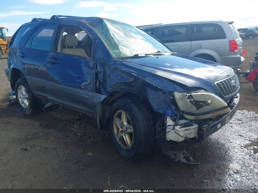2003 Lexus Rx 300 VIN JTJHF10U330305651 IAAI salvage auction — FRONT & REAR, Bill Of Sale (Washington), sold $275 on 2026-07-07 (photo 1)