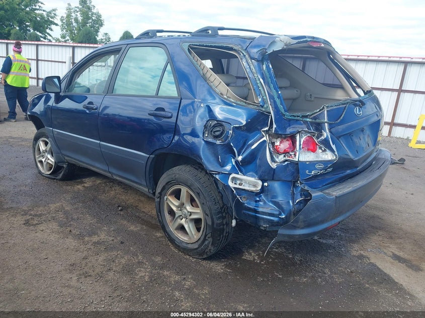 2003 Lexus Rx 300 VIN JTJHF10U330305651 IAAI salvage auction — FRONT & REAR, Bill Of Sale (Washington), sold $275 on 2026-07-07 (photo 3)