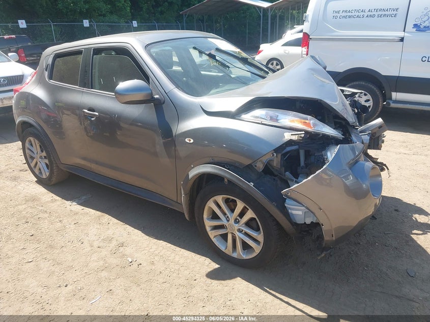 2013 Nissan Juke VIN JN8AF5MV0DT215523 IAAI salvage auction — BIOHAZARD/CHEMICAL, Salvage Title, sold $225 on 2026-07-21 (photo 1)