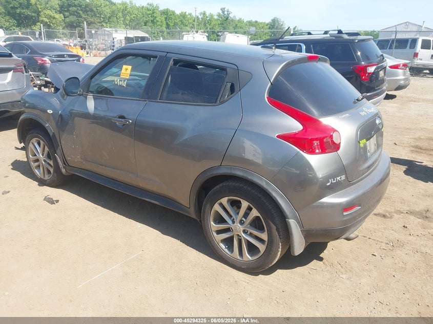 2013 Nissan Juke VIN JN8AF5MV0DT215523 IAAI salvage auction — BIOHAZARD/CHEMICAL, Salvage Title, sold $225 on 2026-07-21 (photo 3)