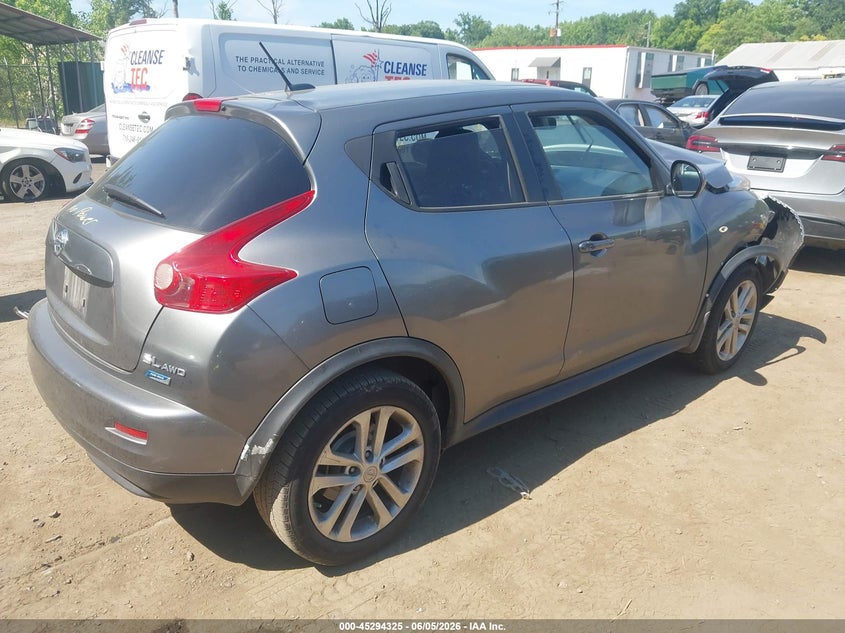 2013 Nissan Juke VIN JN8AF5MV0DT215523 IAAI salvage auction — BIOHAZARD/CHEMICAL, Salvage Title, sold $225 on 2026-07-21 (photo 4)