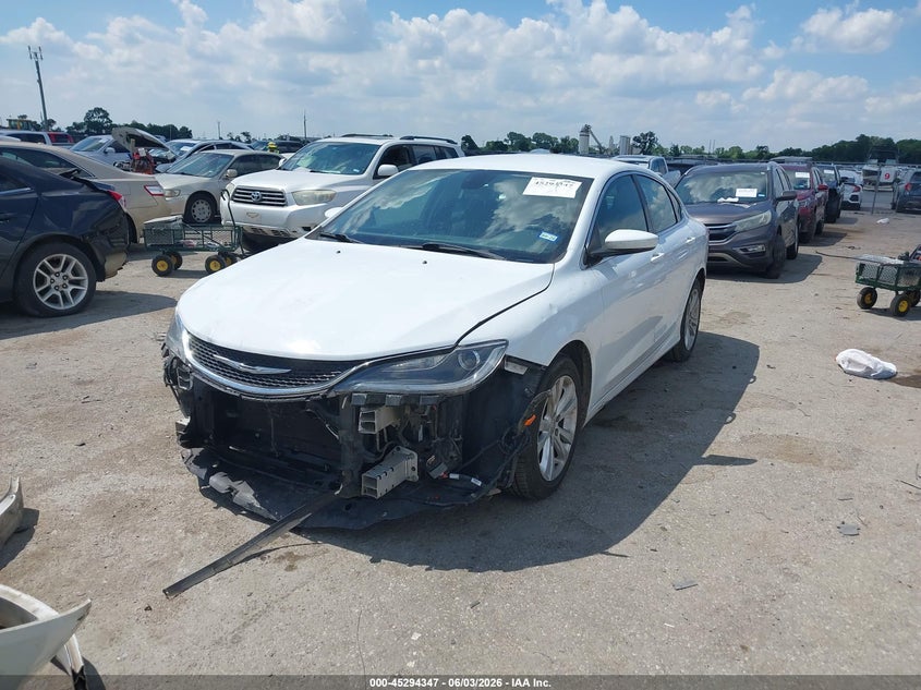 2015 Chrysler 200 VIN 1C3CCCAB7FN719266 IAAI salvage auction — FRONT END, Salvage (Texas), sold $1,025 on 2026-08-24 (photo 2)