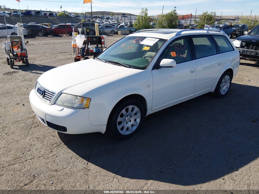 2000 Audi A6 VIN WAULH54B1YN114387 IAAI salvage auction — NORMAL WEAR, Clear (New Mexico), sold $200 on 2026-07-13 (photo 2)