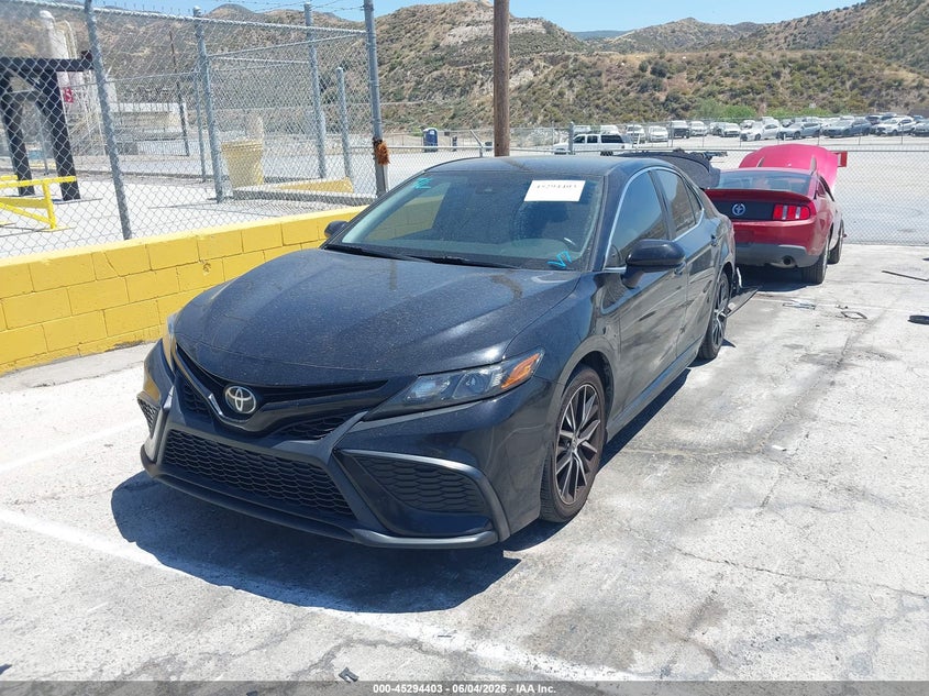 2021 Toyota Camry VIN 4T1G11AK2MU513214 IAAI salvage auction — REAR END, Salvage Title, sold $4,450 on 2026-07-09 (photo 2)