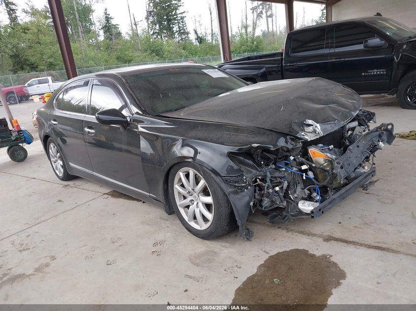 2007 Lexus Ls 460 VIN JTHGL46F575008065 IAAI salvage auction — FRONT END, Bill Of Sale (Washington), sold $1,325 on 2026-07-08 (photo 1)