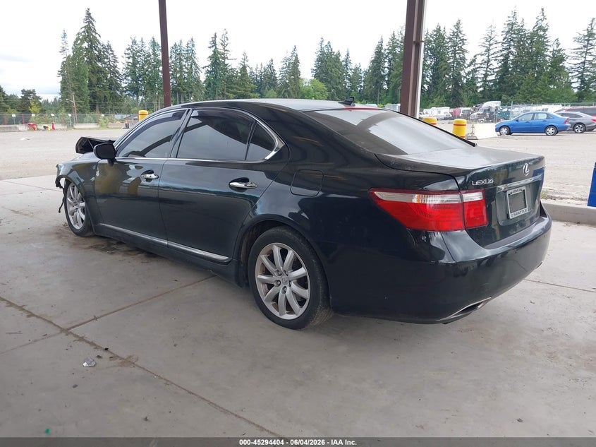 2007 Lexus Ls 460 VIN JTHGL46F575008065 IAAI salvage auction — FRONT END, Bill Of Sale (Washington), sold $1,325 on 2026-07-08 (photo 3)