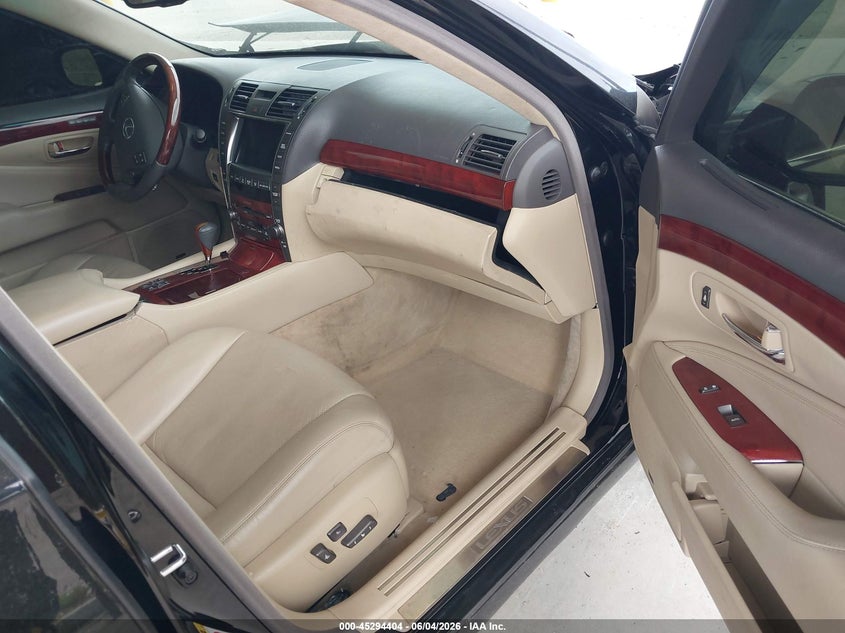 2007 Lexus Ls 460 VIN JTHGL46F575008065 IAAI salvage auction — FRONT END, Bill Of Sale (Washington), sold $1,325 on 2026-07-08 (photo 5)