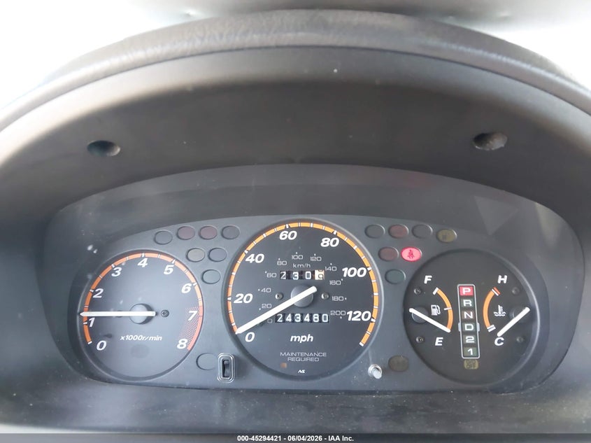 2001 Honda Cr-v VIN JHLRD187X1S011793 IAAI salvage auction — NORMAL WEAR, Salvage (California), sold $550 on 2026-07-09 (photo 7)