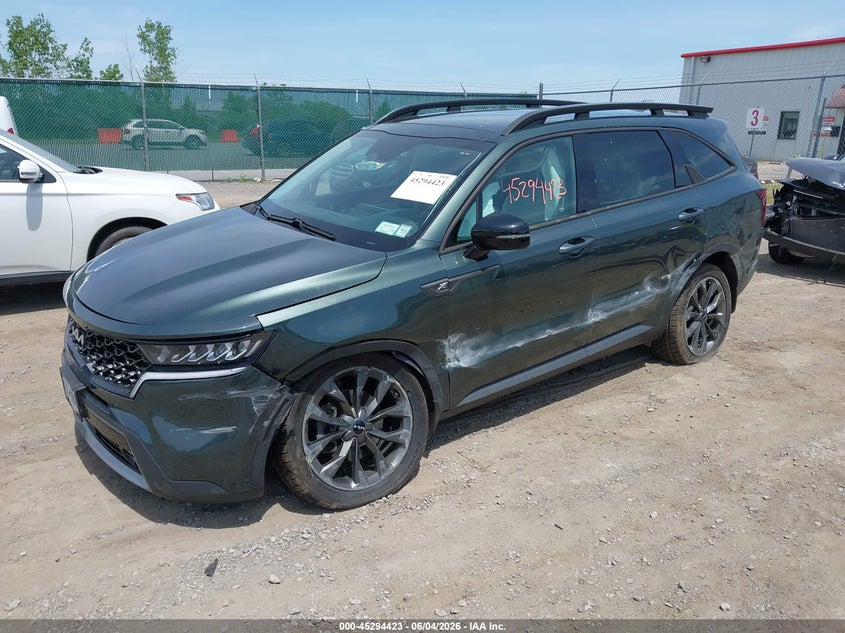 2022 Kia Sorento VIN 5XYRHDLF3NG133179 IAAI salvage auction — LEFT & RIGHT, Mv-907A (New York), sold $5,450 on 2026-07-28 (photo 2)