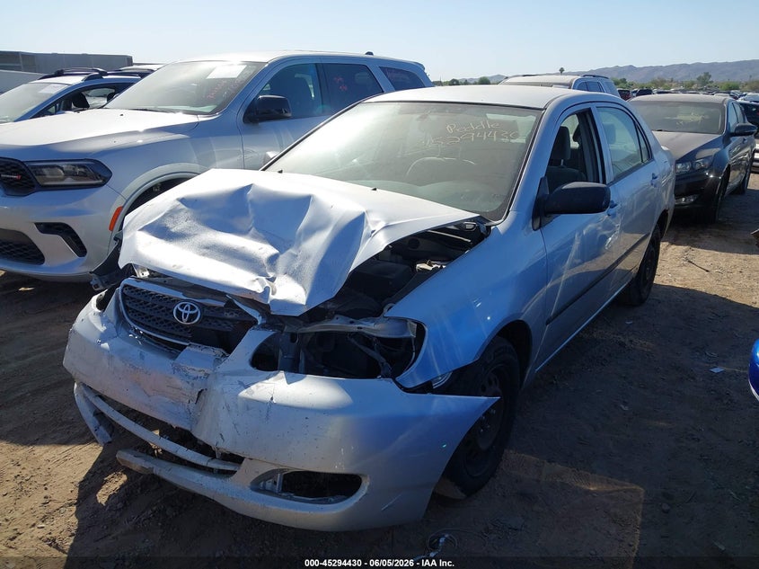 2006 Toyota Corolla VIN JTDBR32EX60073765 IAAI salvage auction — NORMAL WEAR, Clear-Dealer Only (Michigan), sold $600 on 2026-07-07 (photo 2)
