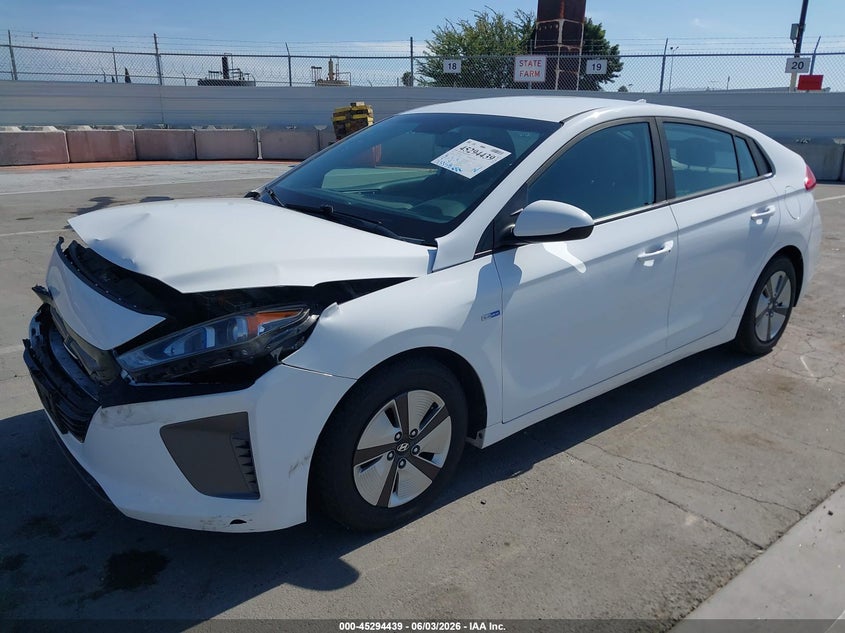2019 Hyundai Ioniq VIN KMHC65LC2KU107539 IAAI salvage auction — FRONT & REAR, Salvage (California), sold $1,475 on 2026-07-29 (photo 2)