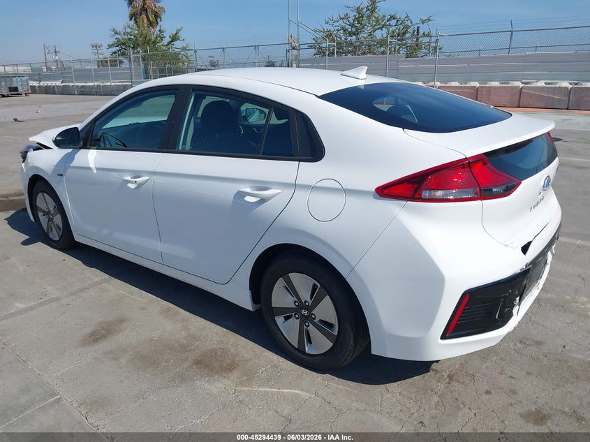 2019 Hyundai Ioniq VIN KMHC65LC2KU107539 IAAI salvage auction — FRONT & REAR, Salvage (California), sold $1,475 on 2026-07-29 (photo 3)