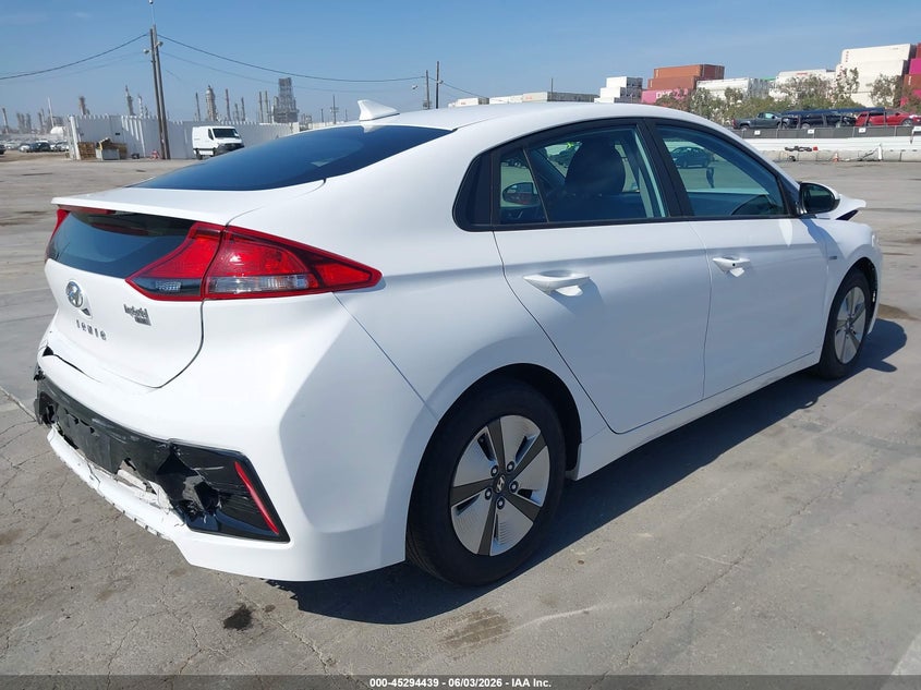 2019 Hyundai Ioniq VIN KMHC65LC2KU107539 IAAI salvage auction — FRONT & REAR, Salvage (California), sold $1,475 on 2026-07-29 (photo 4)
