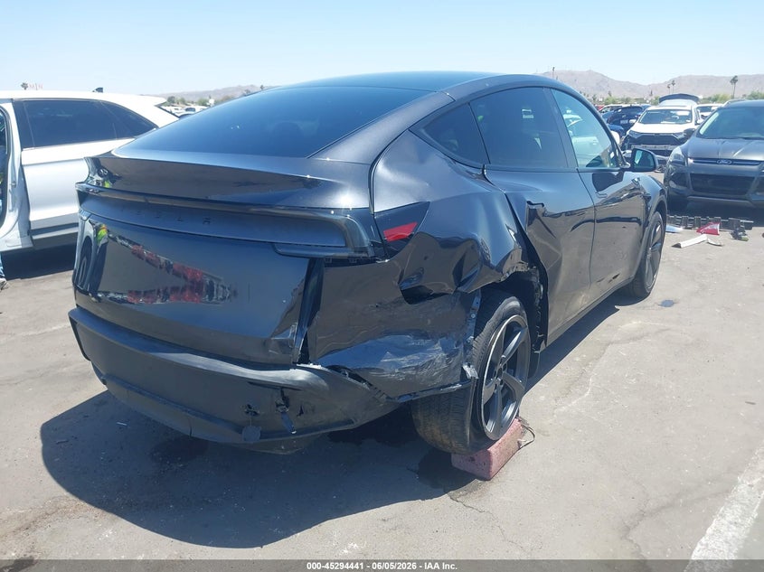 2026 Tesla Model y VIN 7SAYGDED0TF638288 IAAI salvage auction — RIGHT REAR, Salvage (Arizona), sold $15,450 on 2026-07-28 (photo 6)