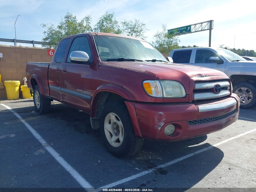 2003 Toyota Tundra VIN 5TBRT34183S416858 IAAI salvage auction — NORMAL WEAR, Clear - Dealer Only (California), sold $850 on 2026-07-08 (photo 1)