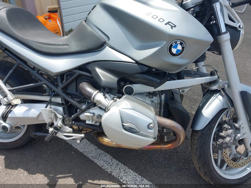 2007 BMW R 1200 VIN WB10398077ZS25681 IAAI salvage auction — NORMAL WEAR, Clear (Oregon), sold $950 on 2026-07-14 (photo 8)