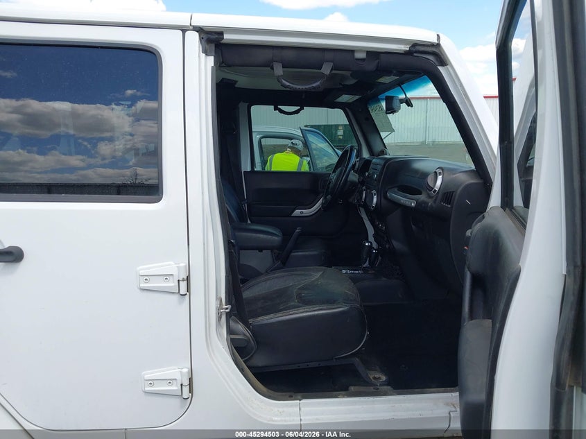 2014 Jeep Wrangler / VIN 1C4BJWEG3EL122078 IAAI salvage auction — LEFT FRONT, Salvage Title, sold $5,300 on 2026-07-23 (photo 5)