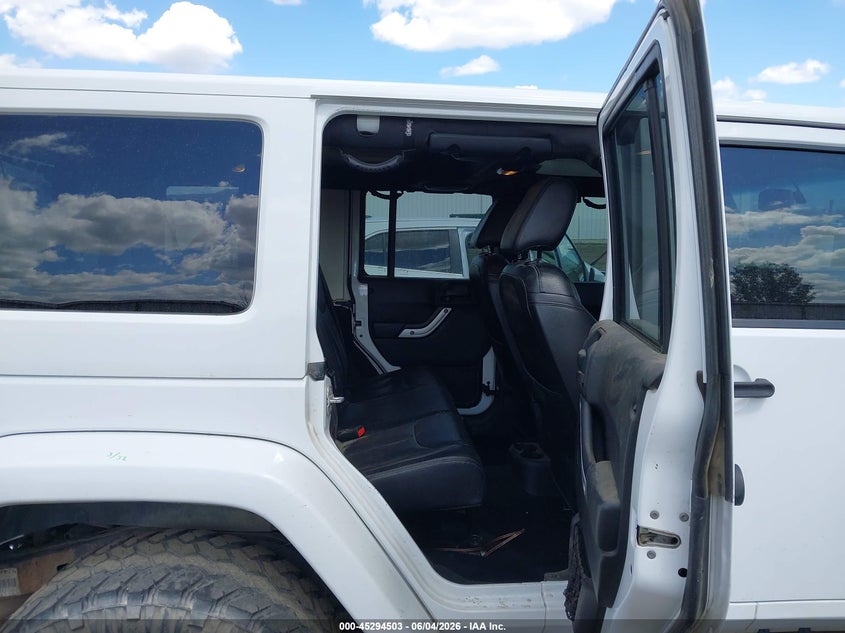 2014 Jeep Wrangler / VIN 1C4BJWEG3EL122078 IAAI salvage auction — LEFT FRONT, Salvage Title, sold $5,300 on 2026-07-23 (photo 8)