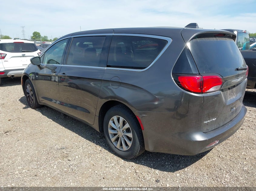 2017 Chrysler Pacifica VIN 2C4RC1DG0HR676655 IAAI salvage auction — HAIL, Salvage Title, sold $2,425 on 2026-07-22 (photo 3)