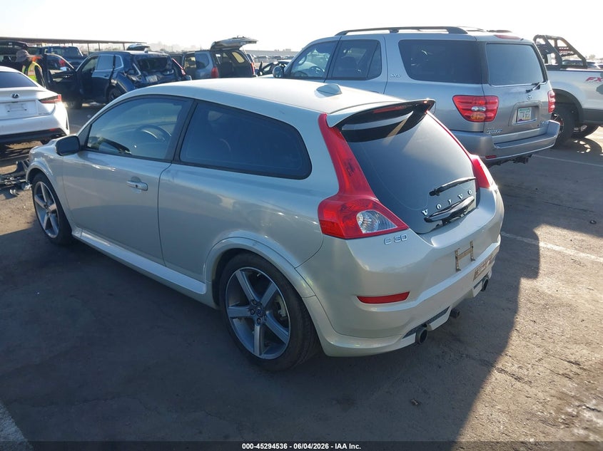 2012 Volvo C30 VIN YV1672MK8C2286941 IAAI salvage auction — RIGHT FRONT, Salvage Title, sold $800 on 2026-07-14 (photo 3)